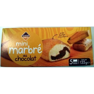 Mini Marbré Au Chocolat (Leader Price)
