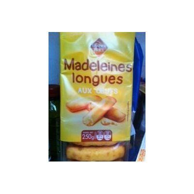 Madeleines Longues Aux Œufs (Leader Price)