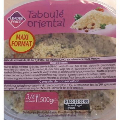 Taboulé Oriental (Leader Price)