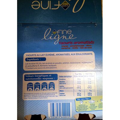 Yaourts Aromatisés (Fine Ligne - Leader Price)