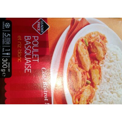 Poulet Basquaise Et Riz Blanc (Leader Price)