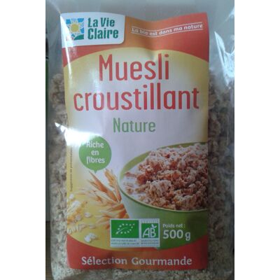 Muesli Croustillant Nature (La Vie Claire)