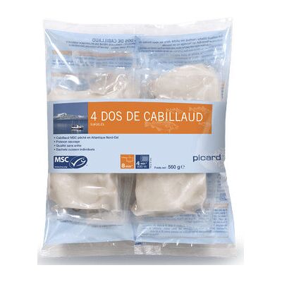 4 Dos De Cabillaud (Picard)