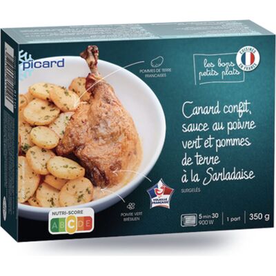 Canard Confit, Sauce Au Poivre Vert Et Pommes De Terre (Picard)