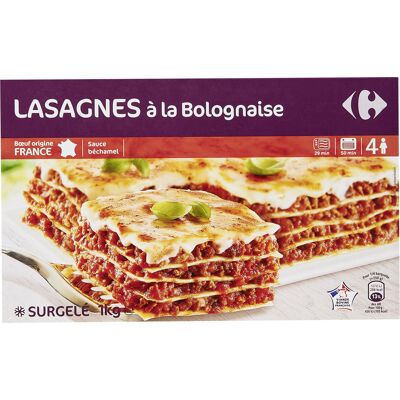 Lasagnes Bolognaise (Carrefour)