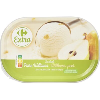 Sorbet Poire Williams (Carrefour)