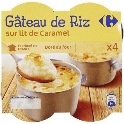 Gâteau De Riz Sur Lit De Caramel (Carrefour - Cmi (carrefour Marchandises Internationales))
