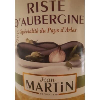 Riste D'aubergines (Jean Martin)