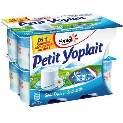 Fromage Frais Nature Au Lait Demi-Écrémé. (Yoplait - Petit Yoplait Std)