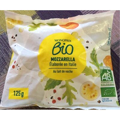 Mozzarella (19% Mg) (Monoprix Bio - Monoprix)