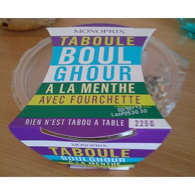 Taboulé Boulghour À La Menthe (Monoprix - Monoprix Exploitation)