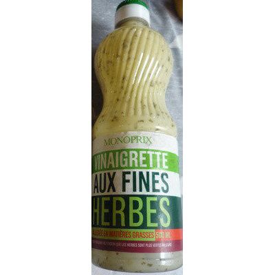 Vinaigrette Aux Fines Herbes 25% Mg (Monoprix)