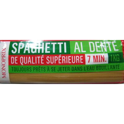 Spaghetti (Al Dente 7Min.) (Monoprix - Monoprix Exploitation)