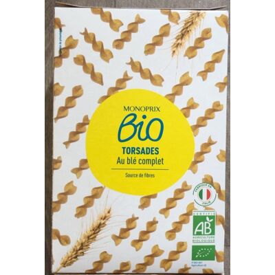 Torsades Au Blé Intégral Bio (Monoprix - Monoprix Bio !)