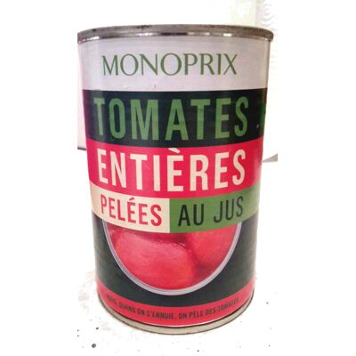 Tomates Entières Pelées Au Jus (Monoprix)