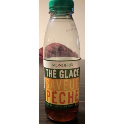 Thé Glacé Saveur Pêche (Monoprix)