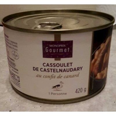 Cassoulet De Castelnaudary Au Confit De Canard (Monoprix Gourmet - Monoprix Exploitation)