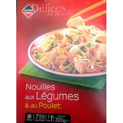 Délices Du Monde Nouilles Aux Légumes & Au Poulet (Leader Price)