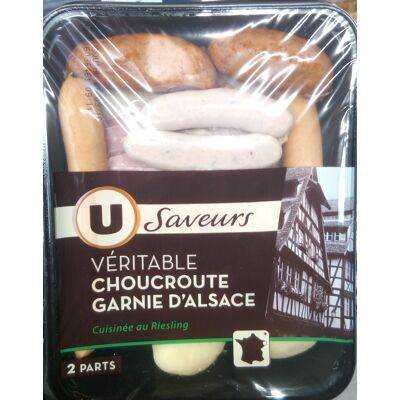 Véritable Choucroute Garnie D'alsace Cuisinée Au Riesling (U Saveurs - U)