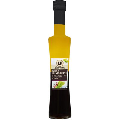 Sauce Vinaigrette À L'huile D'olive 50% Et Au Vinaigre De Xérès (U Saveurs - U)