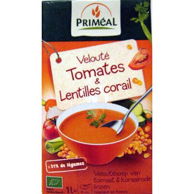 Velouté Tomates & Lentilles Corail (Priméal - Groupe Ekibio)