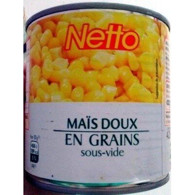 Maïs Doux En Grains Sous-Vide (Netto)