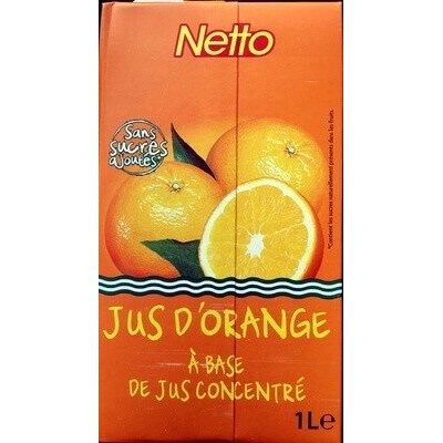 Jus D'orange À Base De Jus Concentré (Netto)