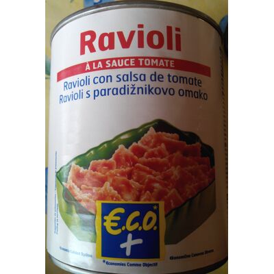 Ravioli À La Sauce Tomate (Eco + - Scamark (filiale E. Leclerc))