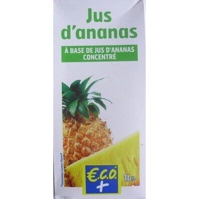Jus D'ananas À Base De Jus D'ananas Concentré (Eco+)