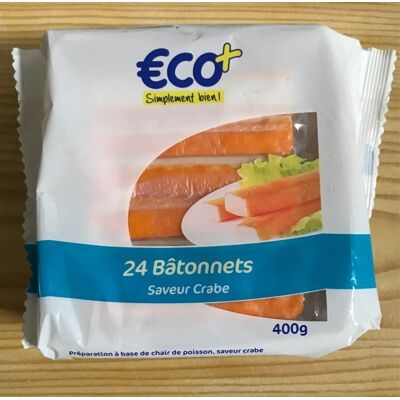 Bâtonnets Saveur Crabe (Eco+)