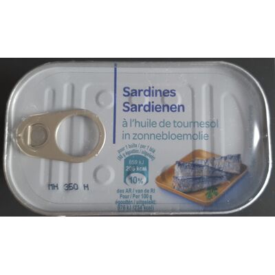 Sardine À L'huile De Tournesol (Interdis)