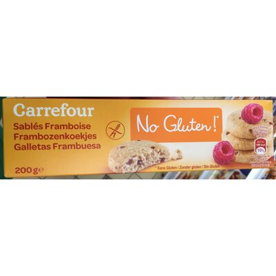 No Gluten! Sablés Framboise (Carrefour)