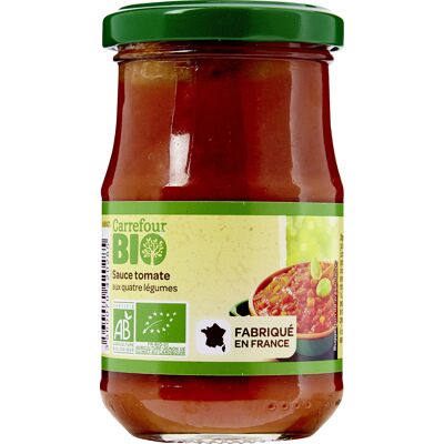Sauce Tomate Aux 4 Légumes (Carrefour Bio)