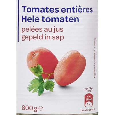 Tomates Entières Pelées Au Jus (Carrefour Discount - Carrefour)