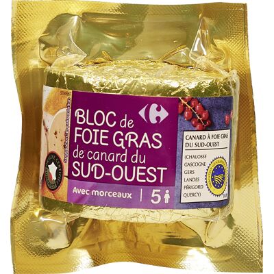 Bloc De Foie Gras De Canard Du Sud-Ouest (Carrefour)