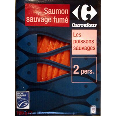 Saumon Sauvage Fumé (Carrefour)