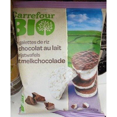 Mini Galettes De Riz Au Chocolat Au Lait (Carrefour)