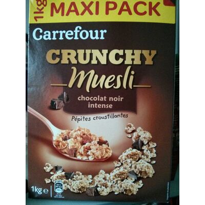 Crunchy Muesli - Chocolat Noir Intense (Carrefour)