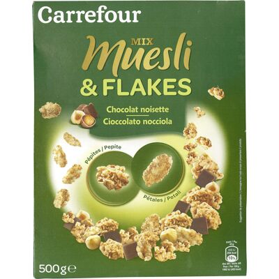 Mix Muesli & Flakes - Chocolat Noisette (Carrefour)