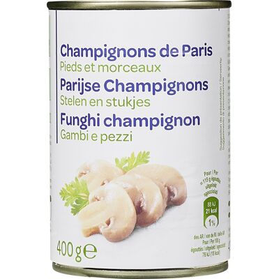Champignons De Paris Pieds Et Morceaux (Carrefour)
