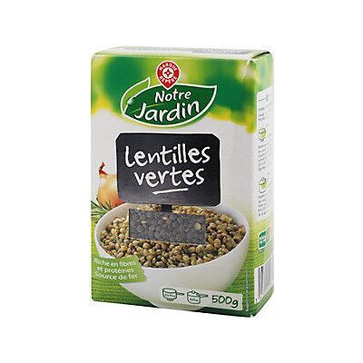 Lentilles Vertes (Notre Jardin - Marque Repère)