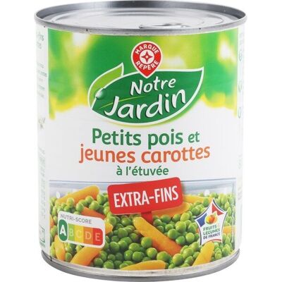 Petit Pois Carottes Extra Fins (Notre Jardin - Marque Repère)