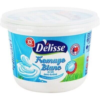 Fromage Blanc Au Lait Demi-Écrémé (Délisse - Marque Repère)