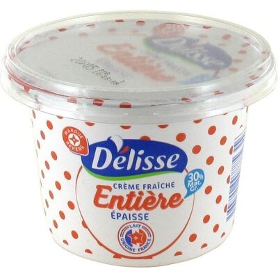 Crème Fraîche Épaisse 30%Mg (Délisse - Marque Repère)