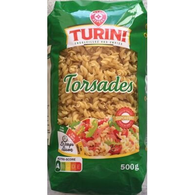 Pâtes Torsades (Turini - Marque Repère)