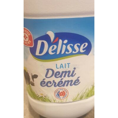 Délisse - Lait Demi-Écrémé (Délisse - Marque Repère)