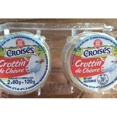Crottin De Chevre Les Croises Au Lait Pasteurisé (Les Croisés - Marque Repère)