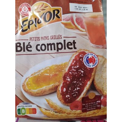 Pains Suédois Au Blé Complet (Epi D'or - Marque Repère)