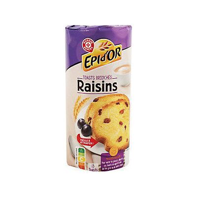 Toasts Brioche Raisin 150G (Epi D'or - Marque Repère)