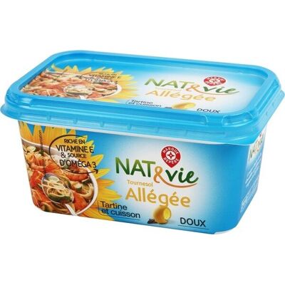Margarine Allégée Au Tournesol 50% Mat. Gr. Doux - Barquette (Marque Repère - Nadya)